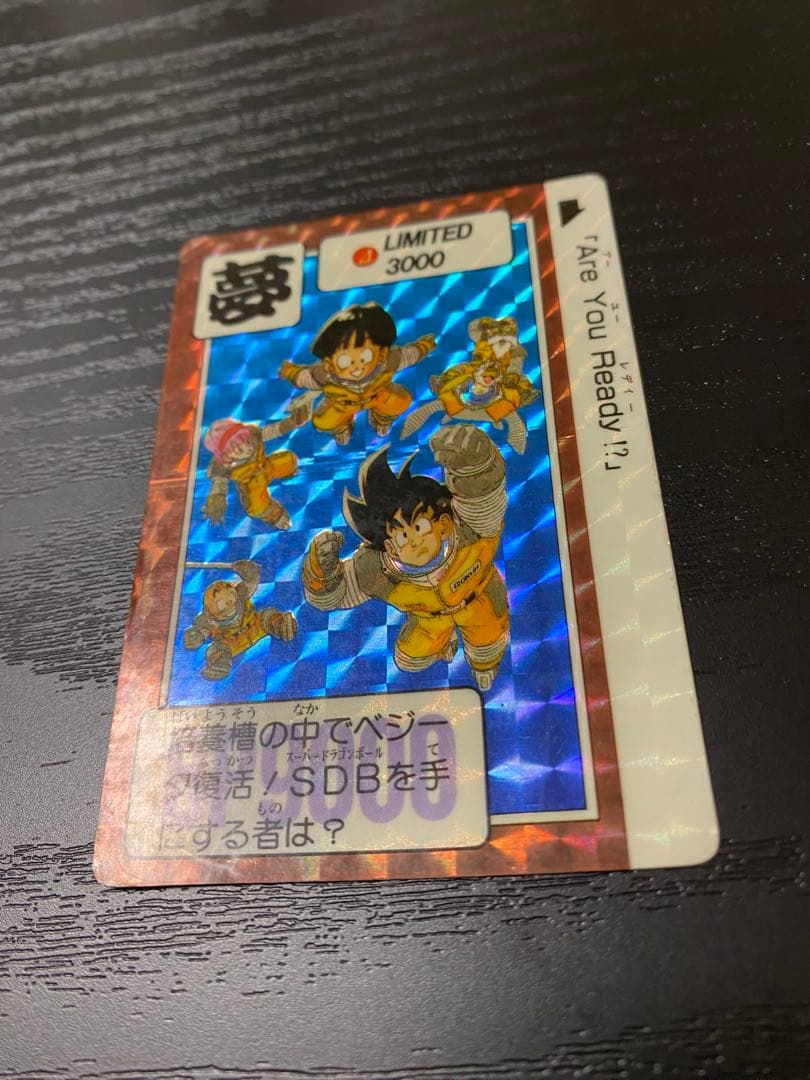 正規品　限定　初期　ドラゴンボールカードダス　リミテッド3000　夢　キラ美品