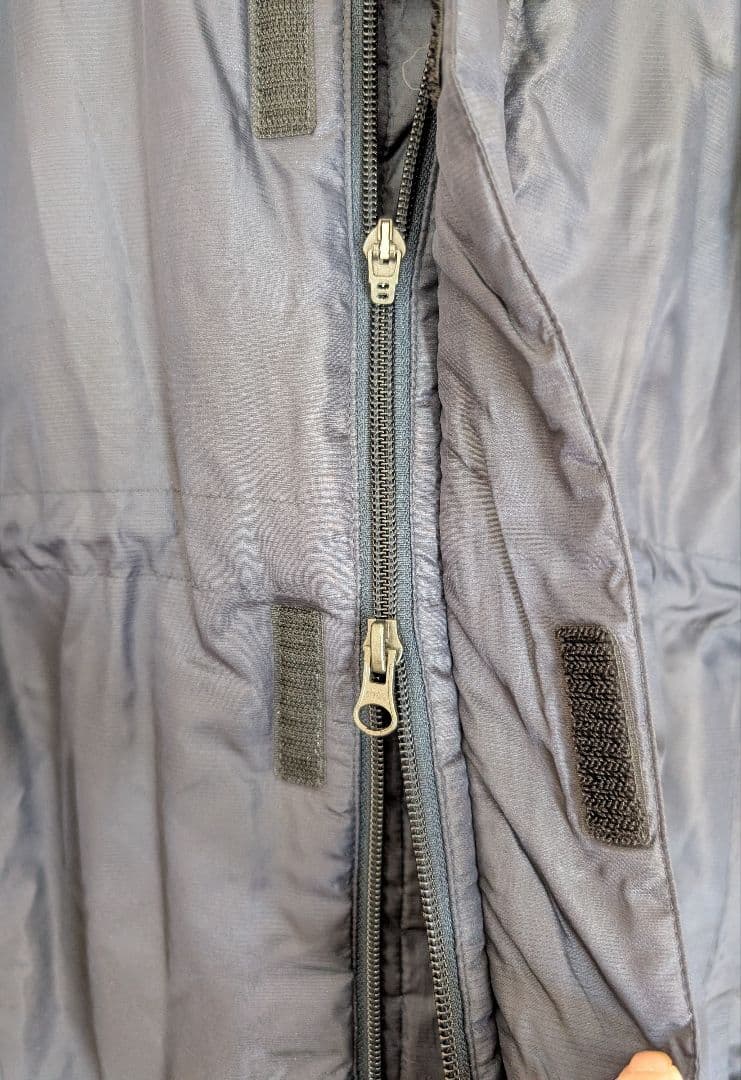 Nike ネイビー ベンチコート フード付き S