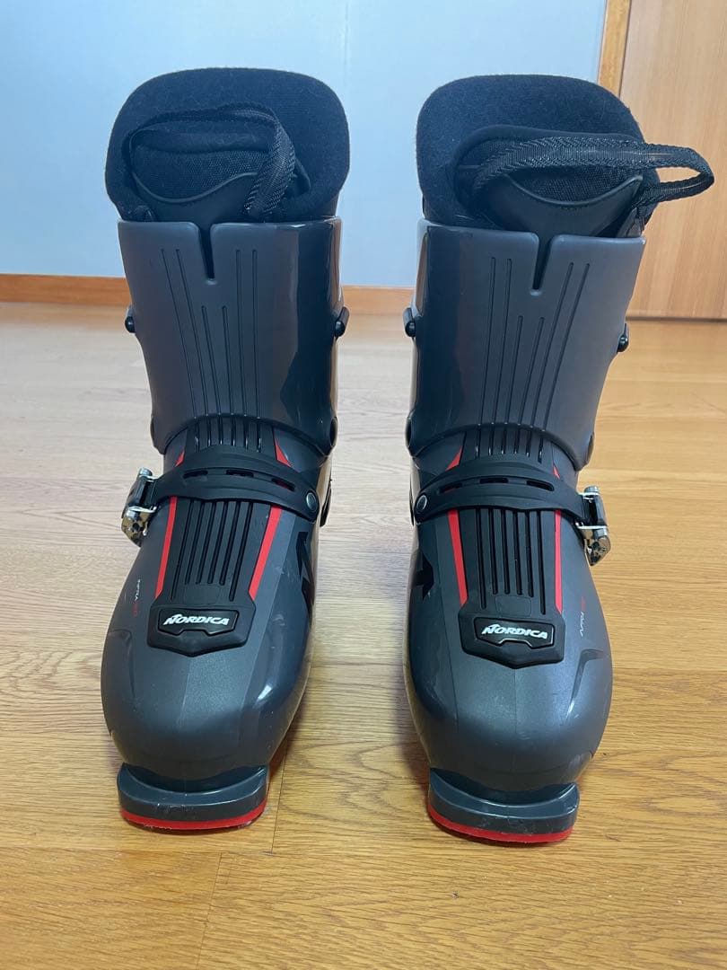 Nordica HF 100 スキーブーツ 26.5cm グレー/レッド