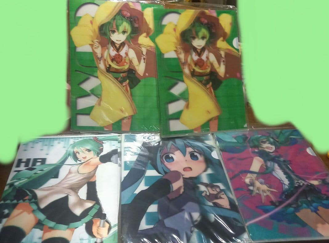 ☆おまけ付★☆初音ミク☆クリアファイル☆3D☆大量セット☆マジカルミライ♪