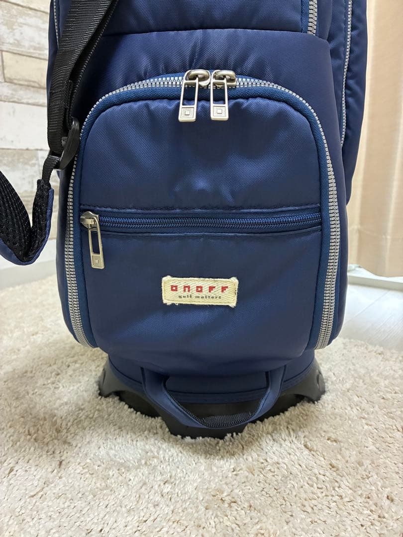 オノフ/ゴルフバッグ/ネイビー ロゴ入り