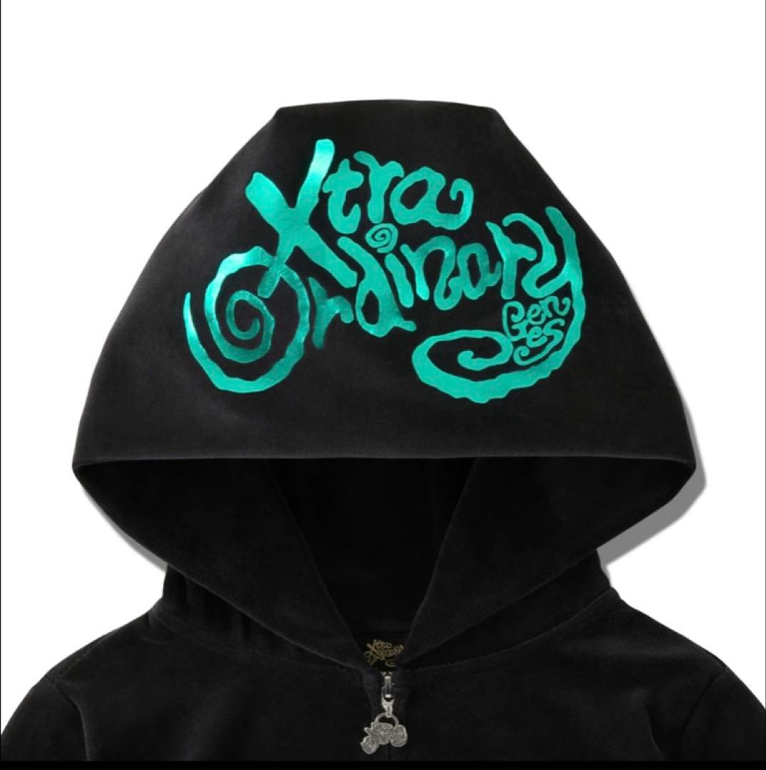 Velour Zip Hoodie Produced by XG【Sサイズ】