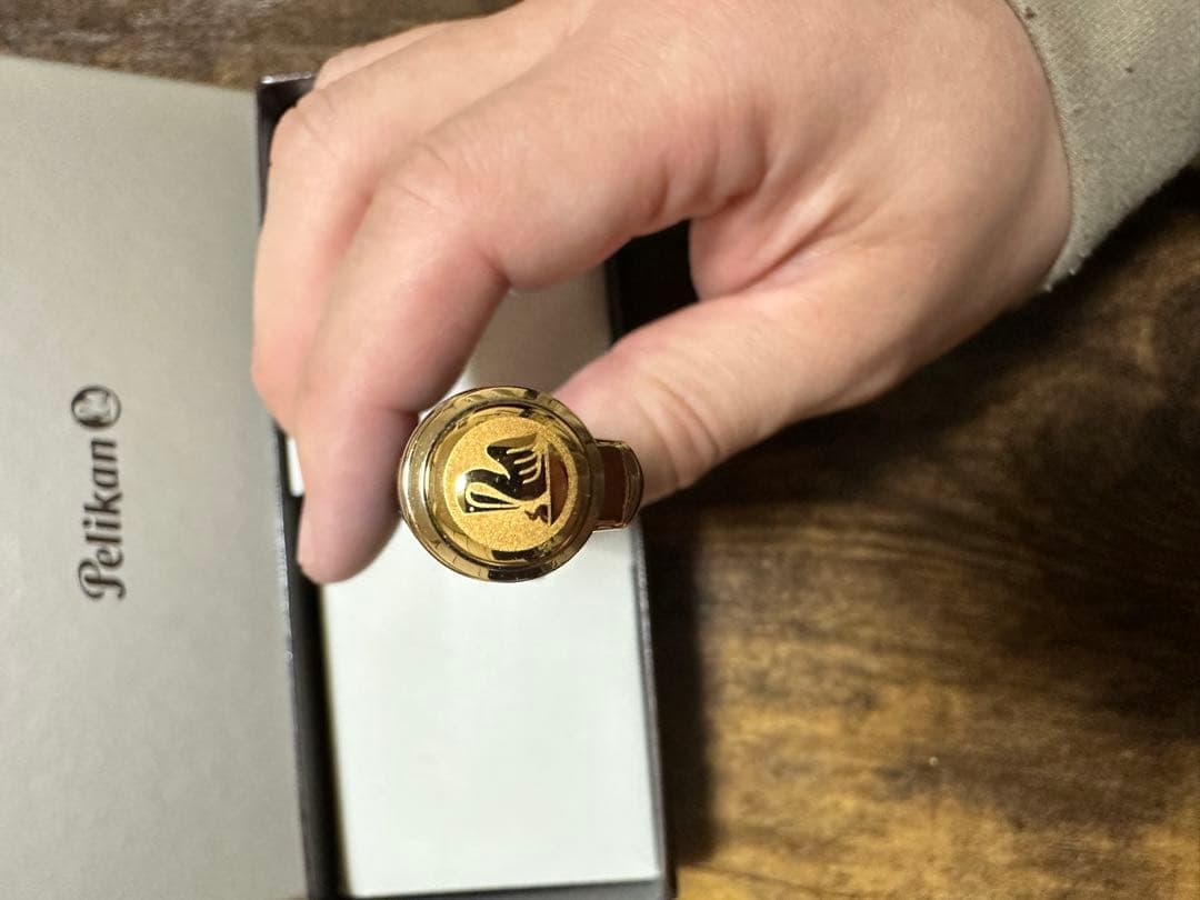 新品 ペリカン スーベレーン m800 茶縞 Fニブ