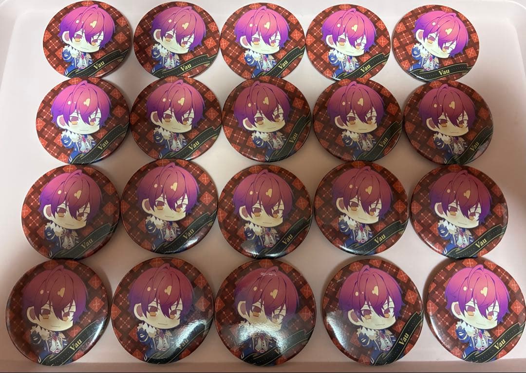 ばぁうくデフォルメ　缶バッチ　20個セット