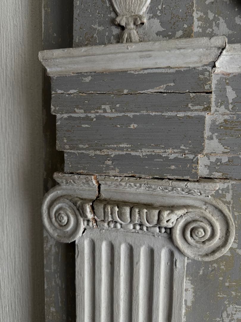 アンティーク 壁板 壁飾り 女神 フランス 木製 antiques 店舗什器