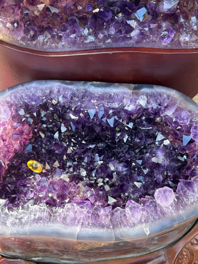 【一点物】ウルグアイ産　アメジスト聚宝盆