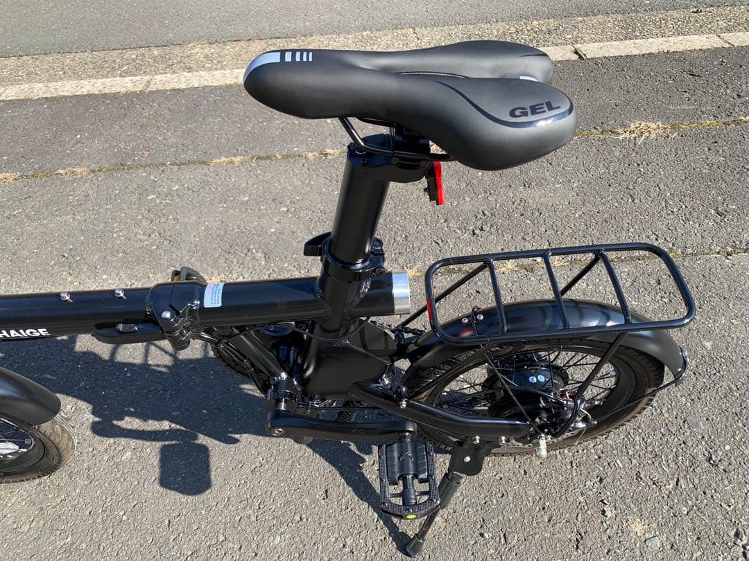 【動作確認済】送料無料HAIGEディスク式折りたたみ電動アシスト自転車16インチ