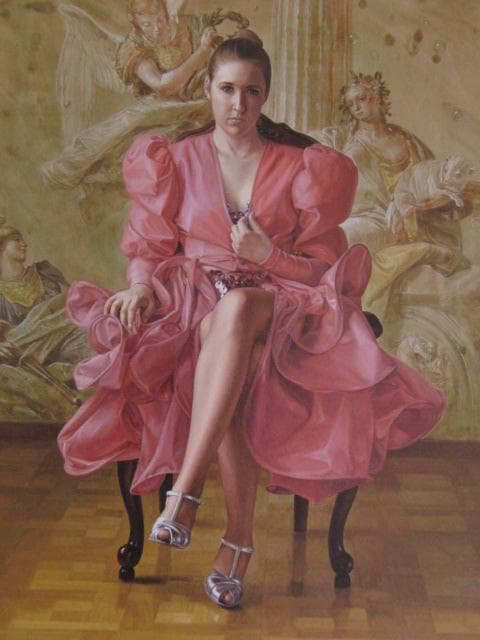 山名將夫、【ダンサー回想】、希少な額装用画集画、新品高級額 額装付