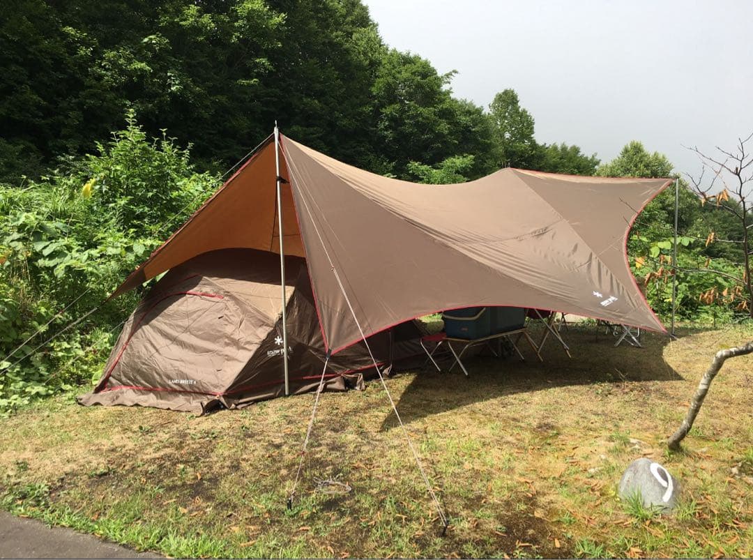 ポール付き　スノーピーク HDタープ シールド ヘキサエヴォ Pro.