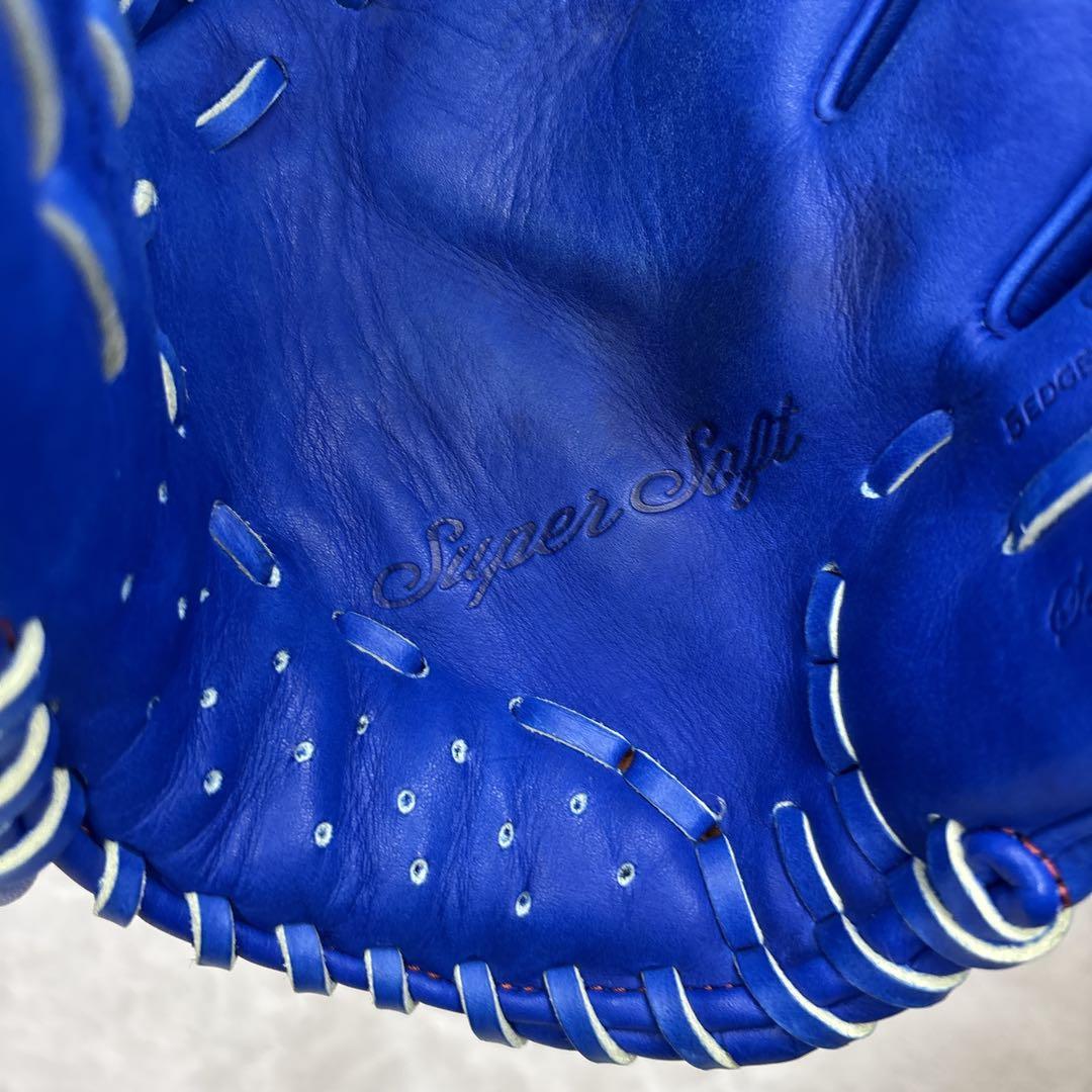 SSK 軟式グローブ　オールラウンド　野球　super soft 一般用　ブルー