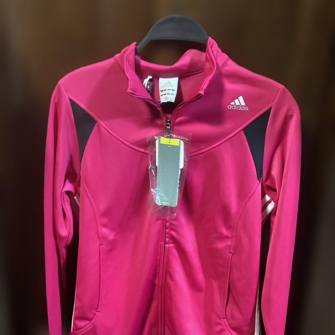 ❤️adidas ❤️ ピンク ジップアップジャケット