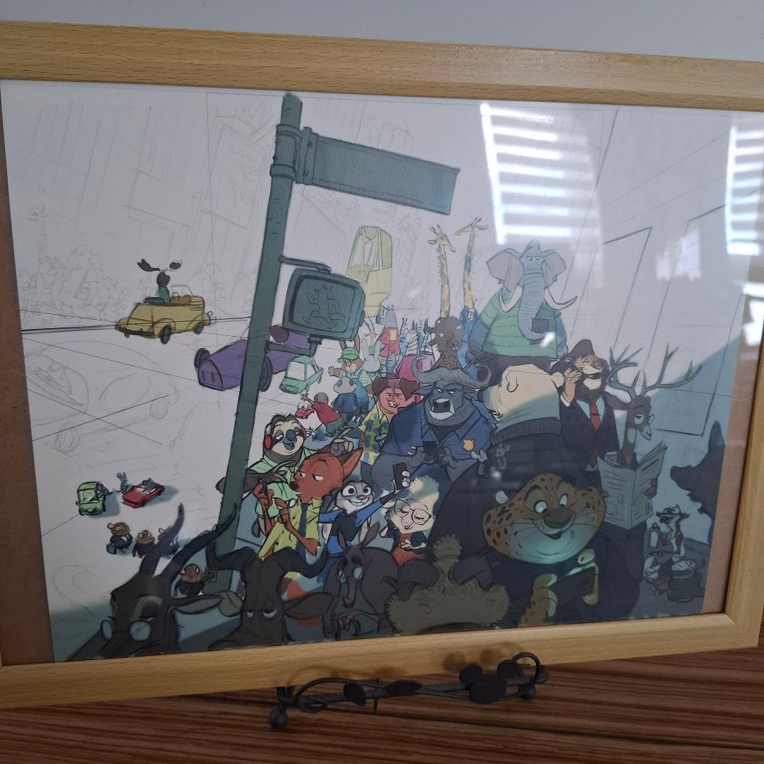 ズートピア　 絵画　ポスター