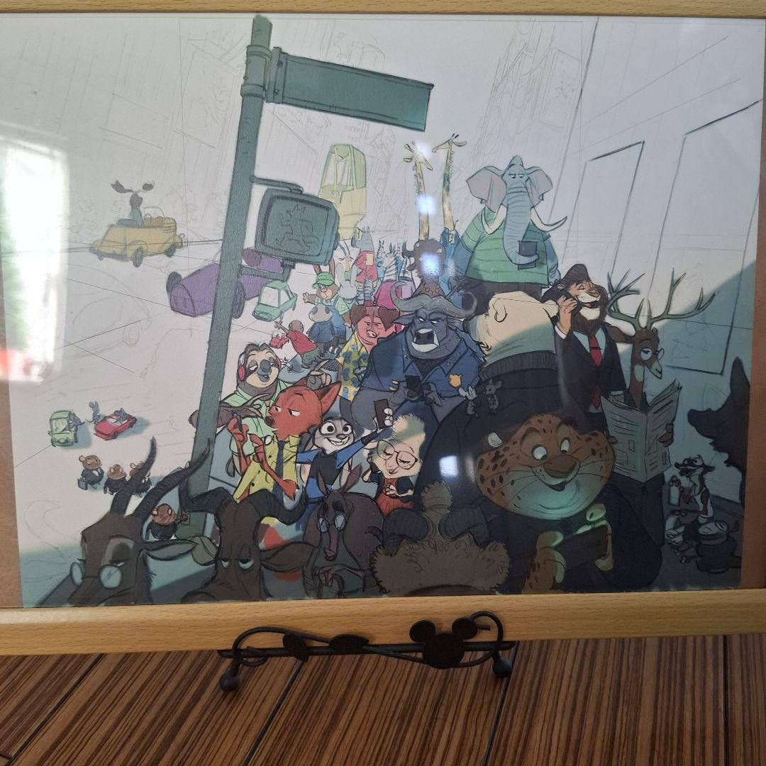 ズートピア　 絵画　ポスター