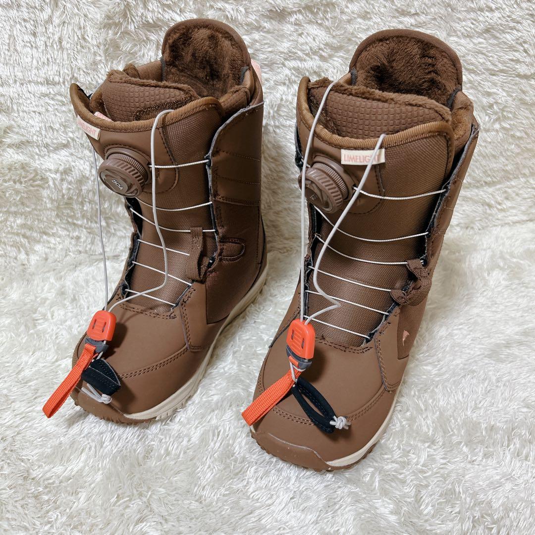 【美品】BURTON　Limelight スノーボードブーツ ブラウン24.5