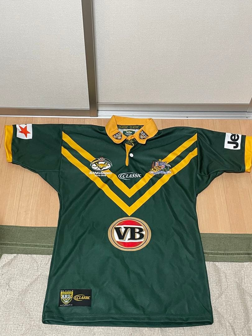 ARL.カンガルーズジャージ.CLASSIC オーストラリア ラグビー VB
