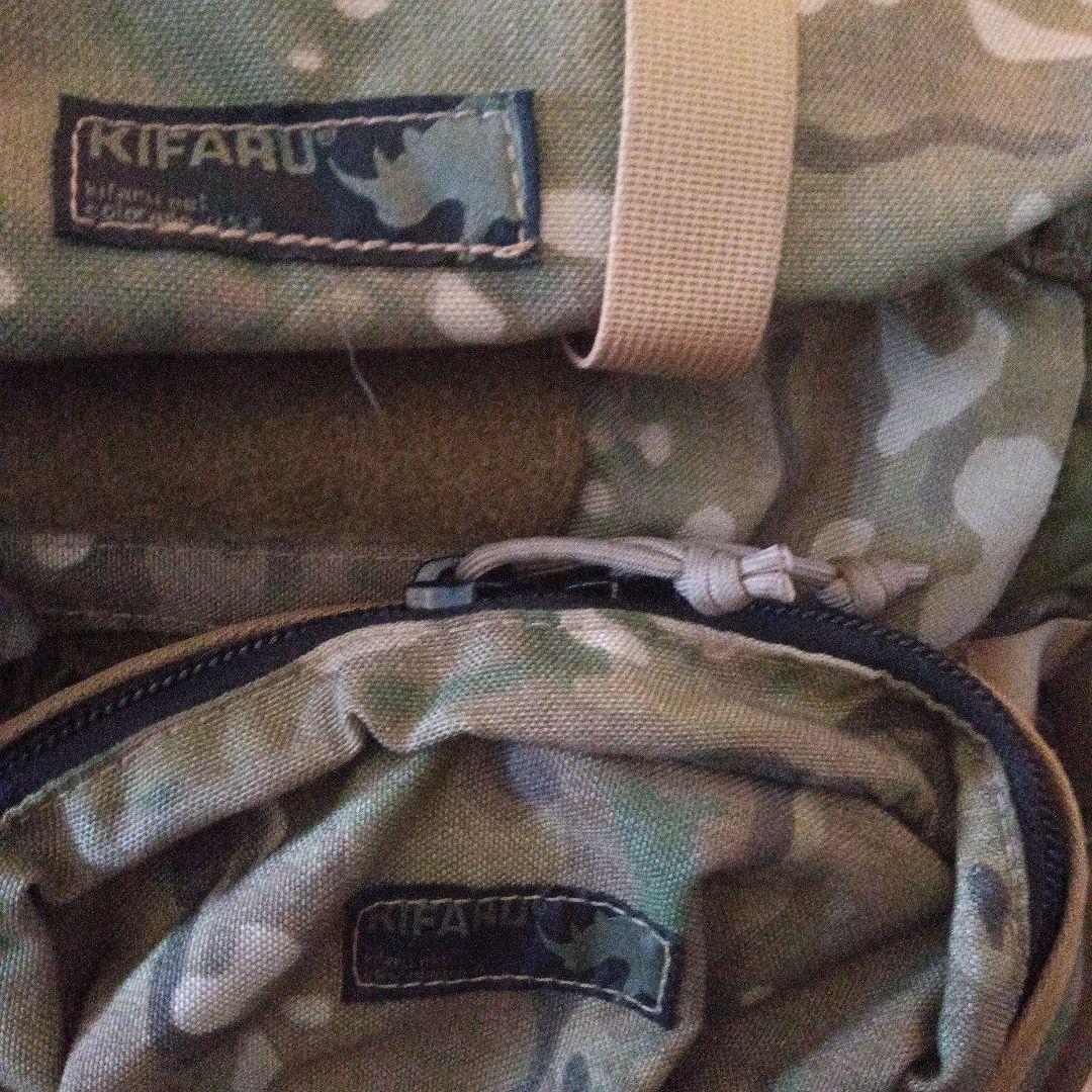 KIFARU バックパック マルチカム迷彩 付属ポーチ　セット