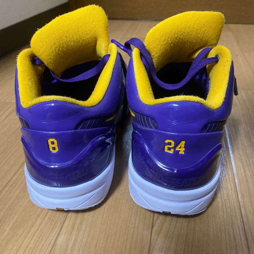 Nike kobe4 protro undefeated パープル