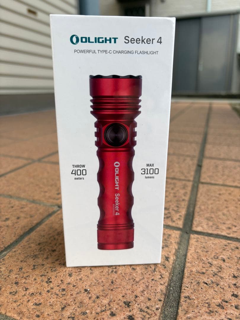 OLIGHT Seeker 4 TYPE-C3100ルーメン RED レッド