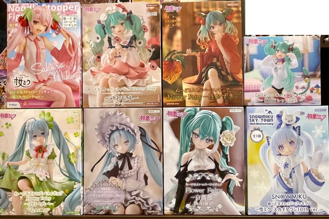 初音ミク ぬーどるストッパー Desktop Cute 8体セット