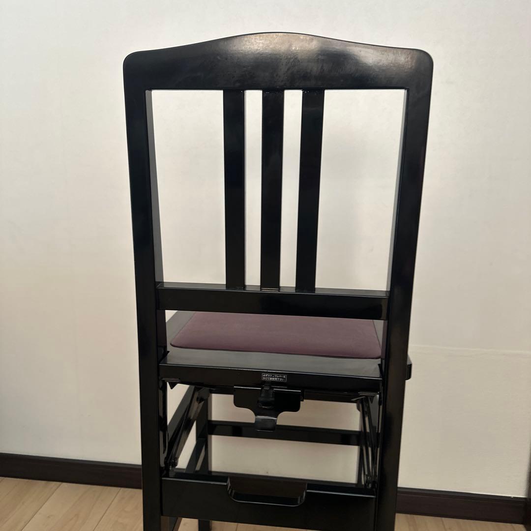 ピアノ椅子　背あり　高低　コンクール　ピーコック　peacock トムソン椅子