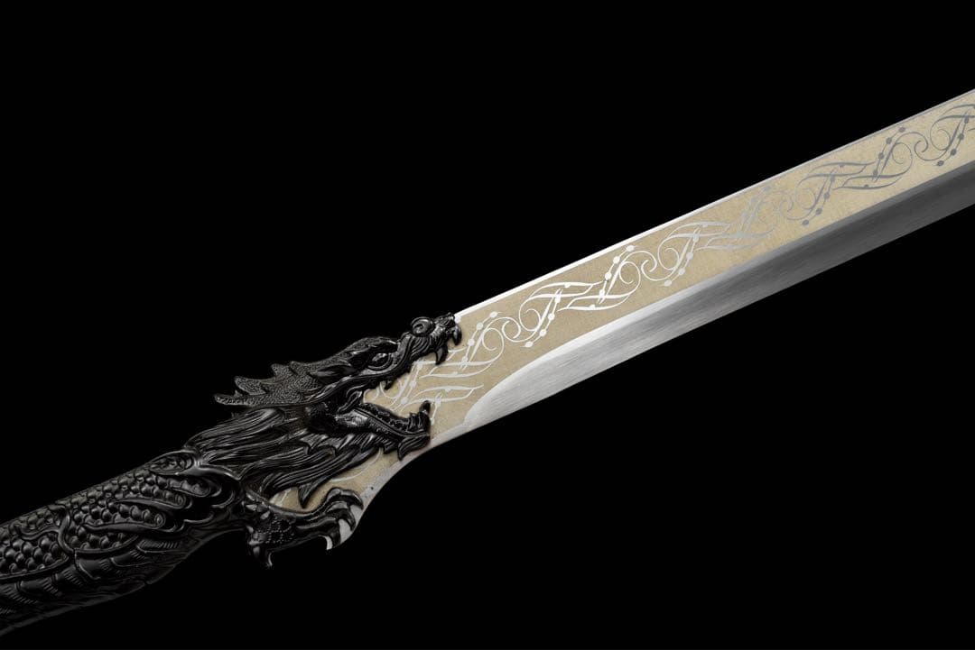 『暗竜唐剣』 模造刀 居合刀 武士道 武具 漢剣 唐刀 龍泉剣 手鍛造打