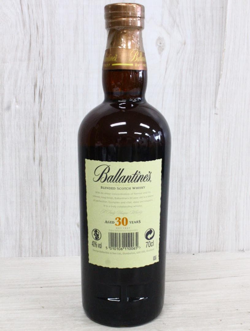 ▲未開栓/箱入り バランタイン Ballantine’s 30年 スコッチ