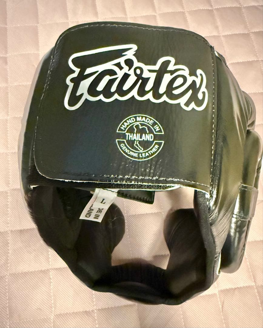 【新品】Fairtex HG13 Lサイズ　ブラック ヘッドギア