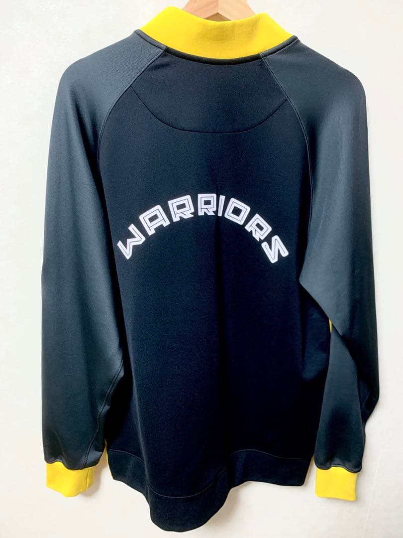 最終価格 レア美品 ウォリアーズ ウォーミングアップジャージ シティエディション