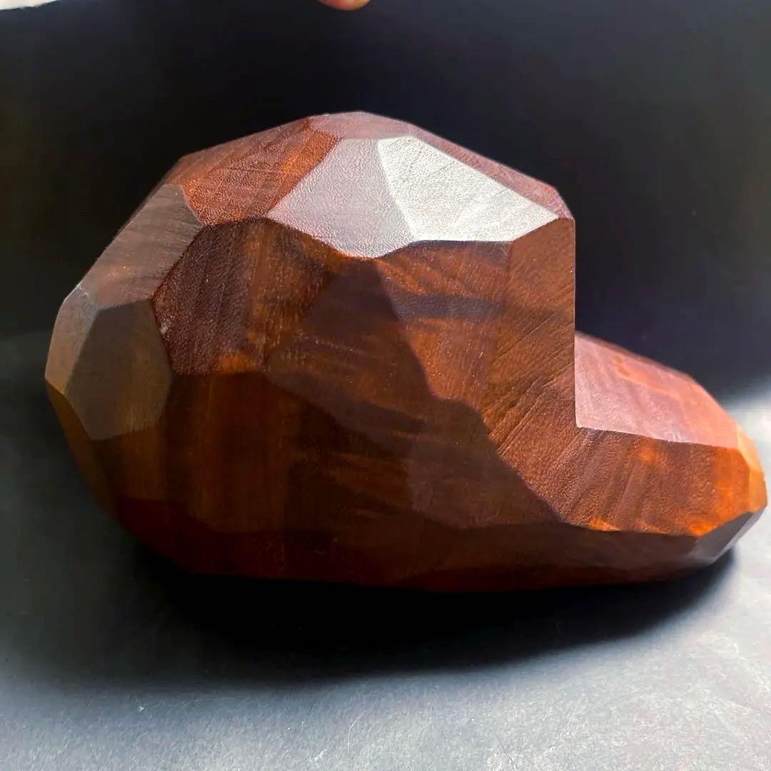 山中象堂 讃岐一刀彫栞 へたり達磨 だるま 木彫り置物 工芸品 オブジェ 縁起物