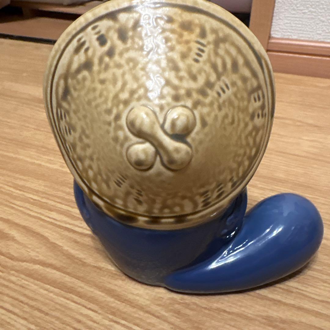 ぼんやり子だぬき 陶器置物 小さめサイズ