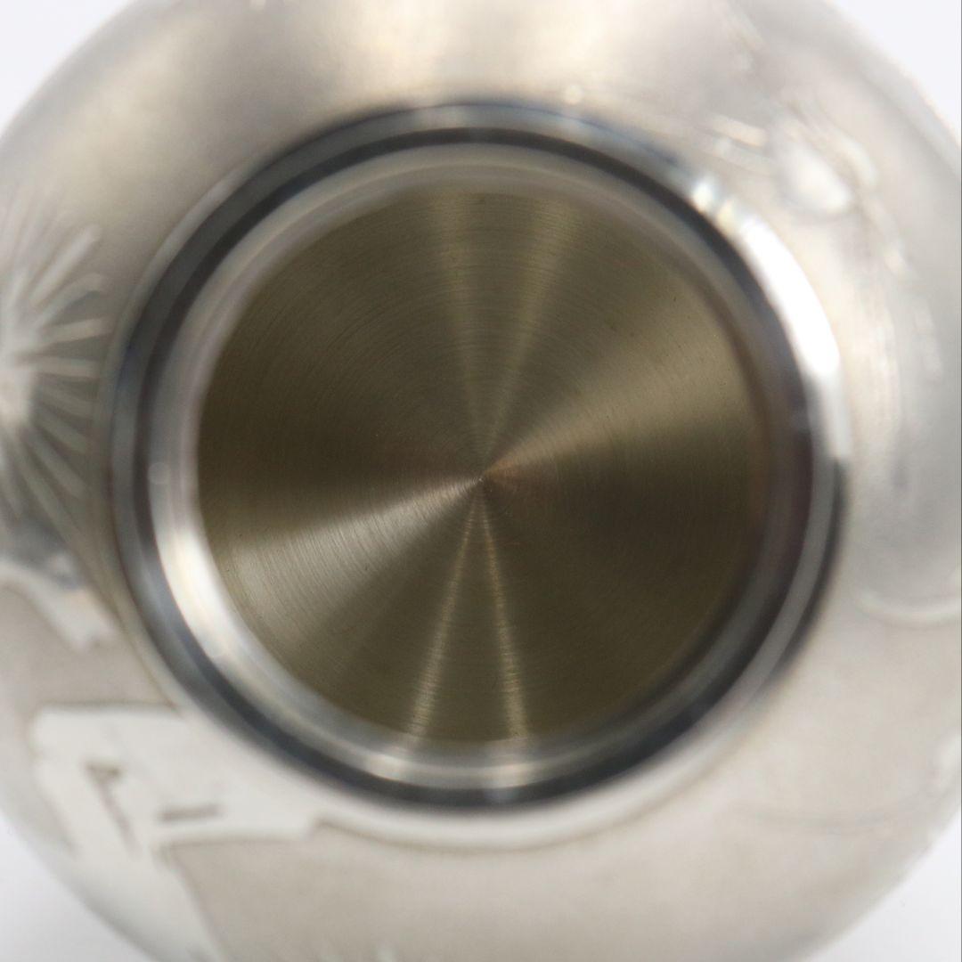 岩切美巧堂造 茶壷 茶心壷 薩摩錫器 煎茶道具 約388g　M256　BC23