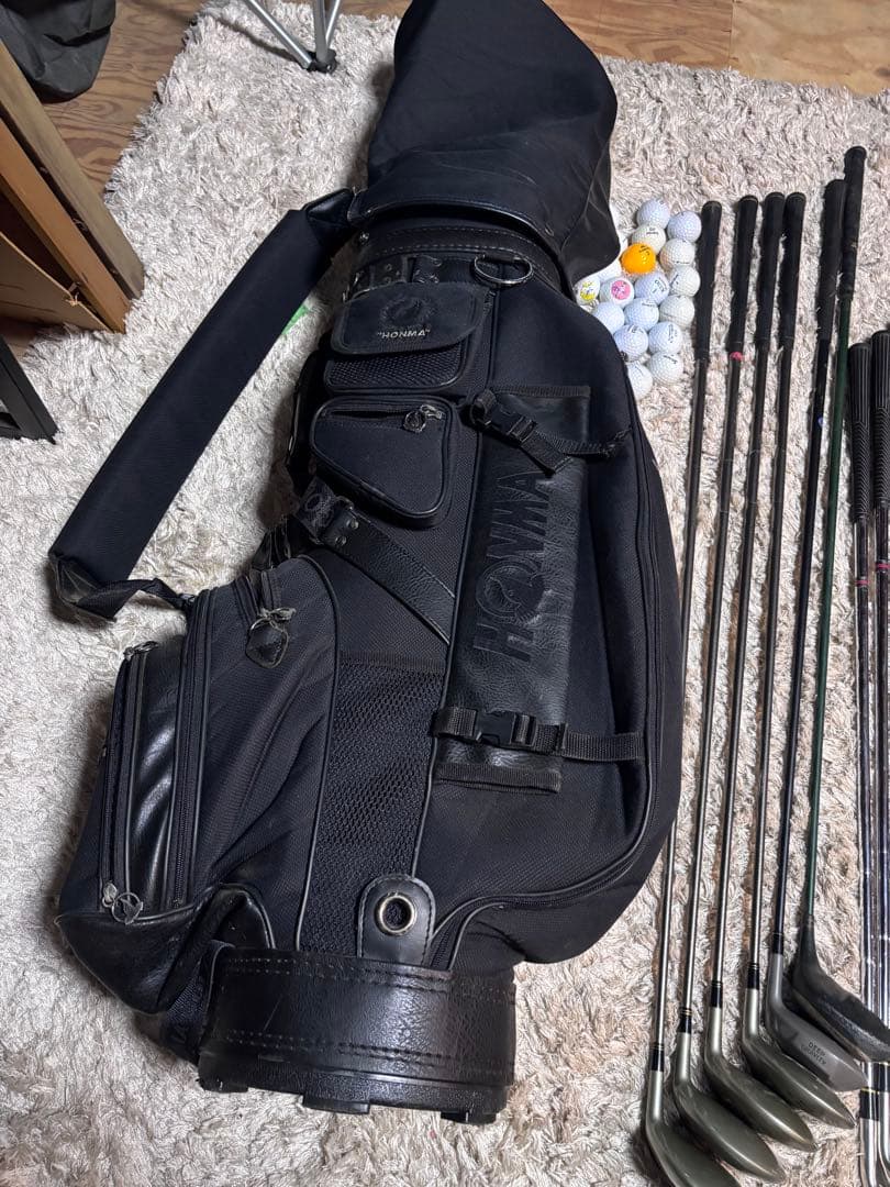 ミズノ他 クラブセット クラブ合計23本 ゴルフバッグ HONMA XXIO