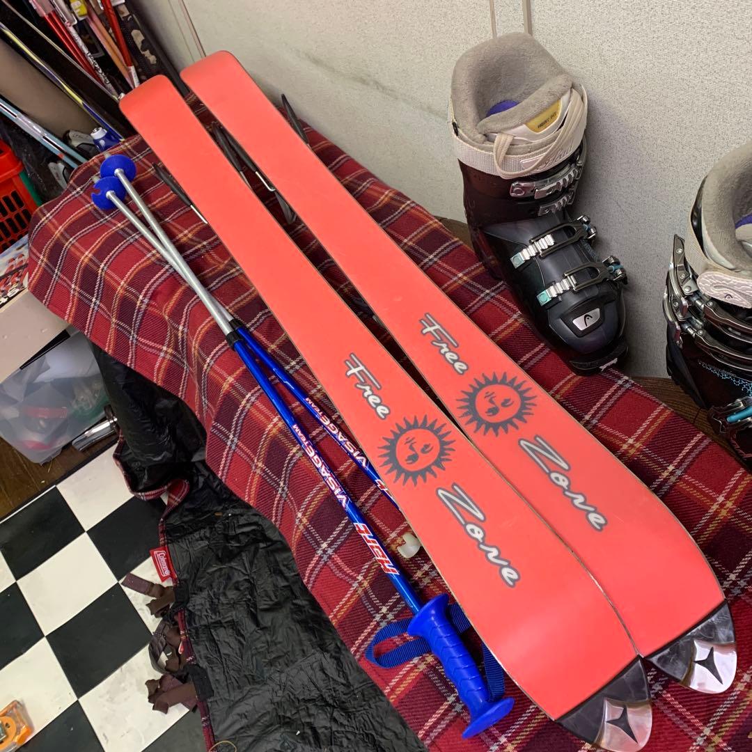 女性用ミッドスキー アトミック ブーツ ストック セット