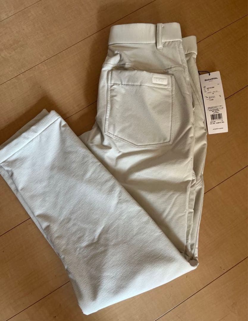 専用　新品　Black & White ゴルフ　パンツ　裏起毛