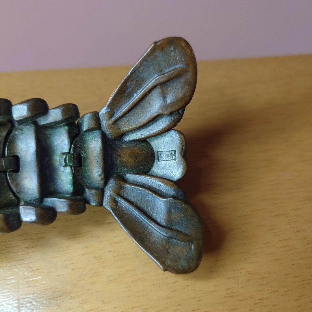 心臓穿ちのヴェル　銅製　ザリガニ　在銘