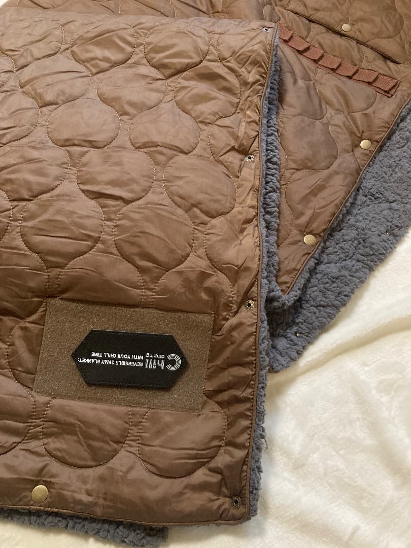 Chill Camping チルキャンピング ブランケット リバーシブル 難燃