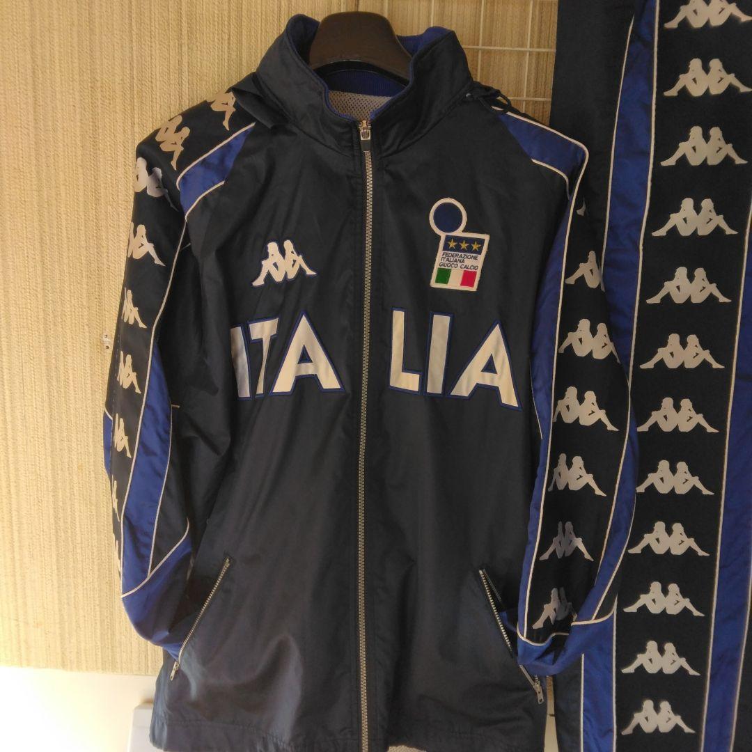 Kappa 01/02”イタリア代表ビンテージモデル ウィンドブレーカー上下2L