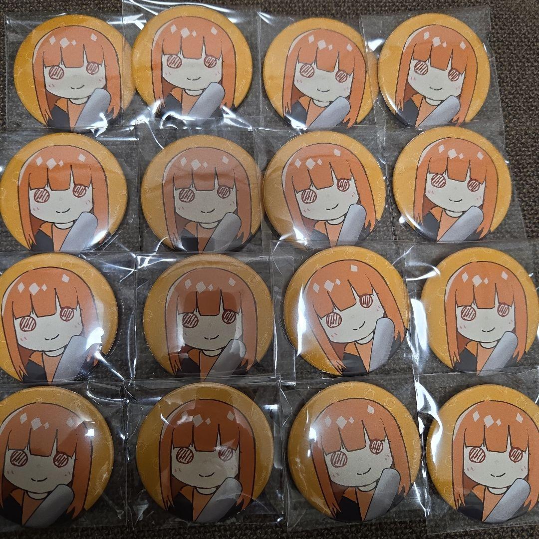 カラフルピーチ　えとさん　トレーディング直筆イラスト缶バッジ