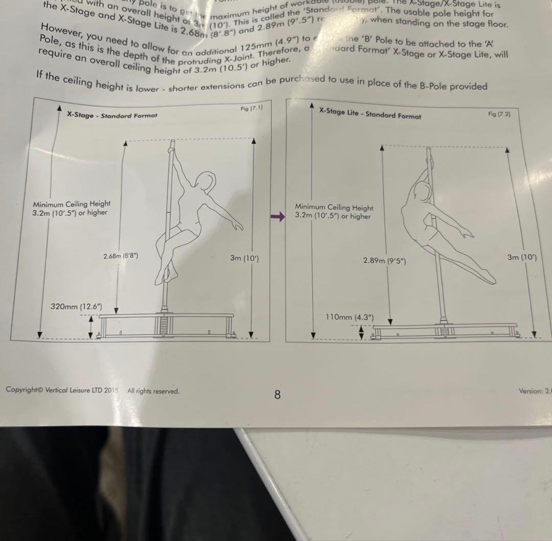 X-Stage light ポールダンス Xpole