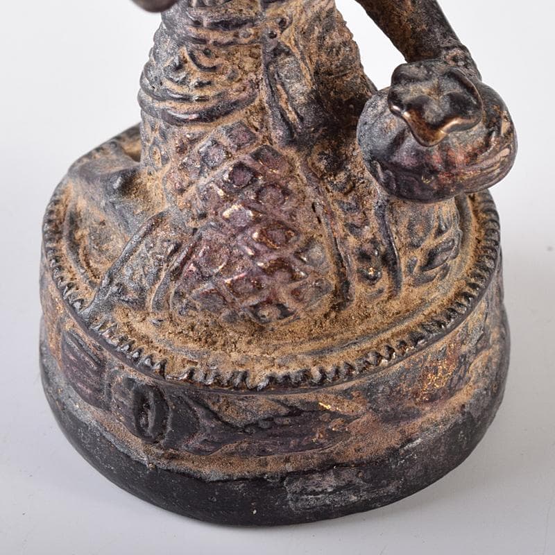 中国　古銅鍍金　チベット仏　仏像　C　8214E