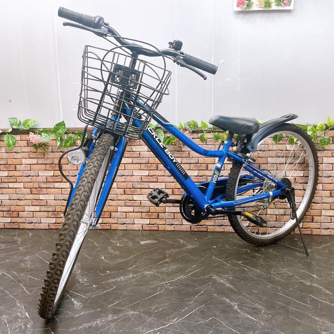 【30】子供用自転車 子供車 TACKLE BOY ブルー 26インチ