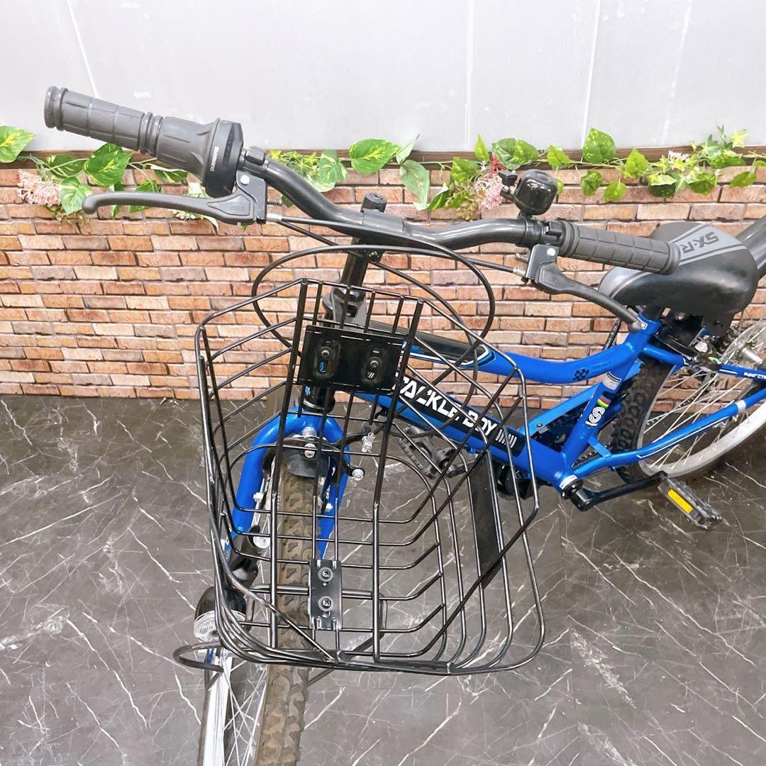 【30】子供用自転車 子供車 TACKLE BOY ブルー 26インチ