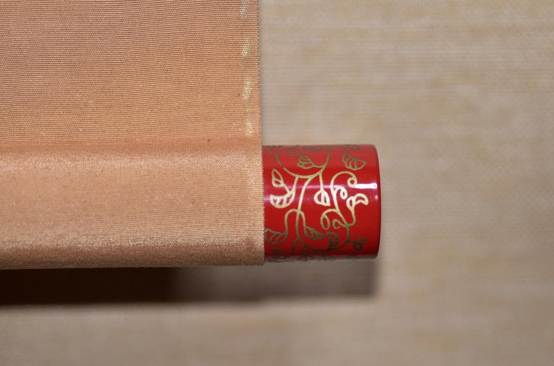 立雛　晋伍画伯作　掛軸【極上品】絹本肉筆画　共箱