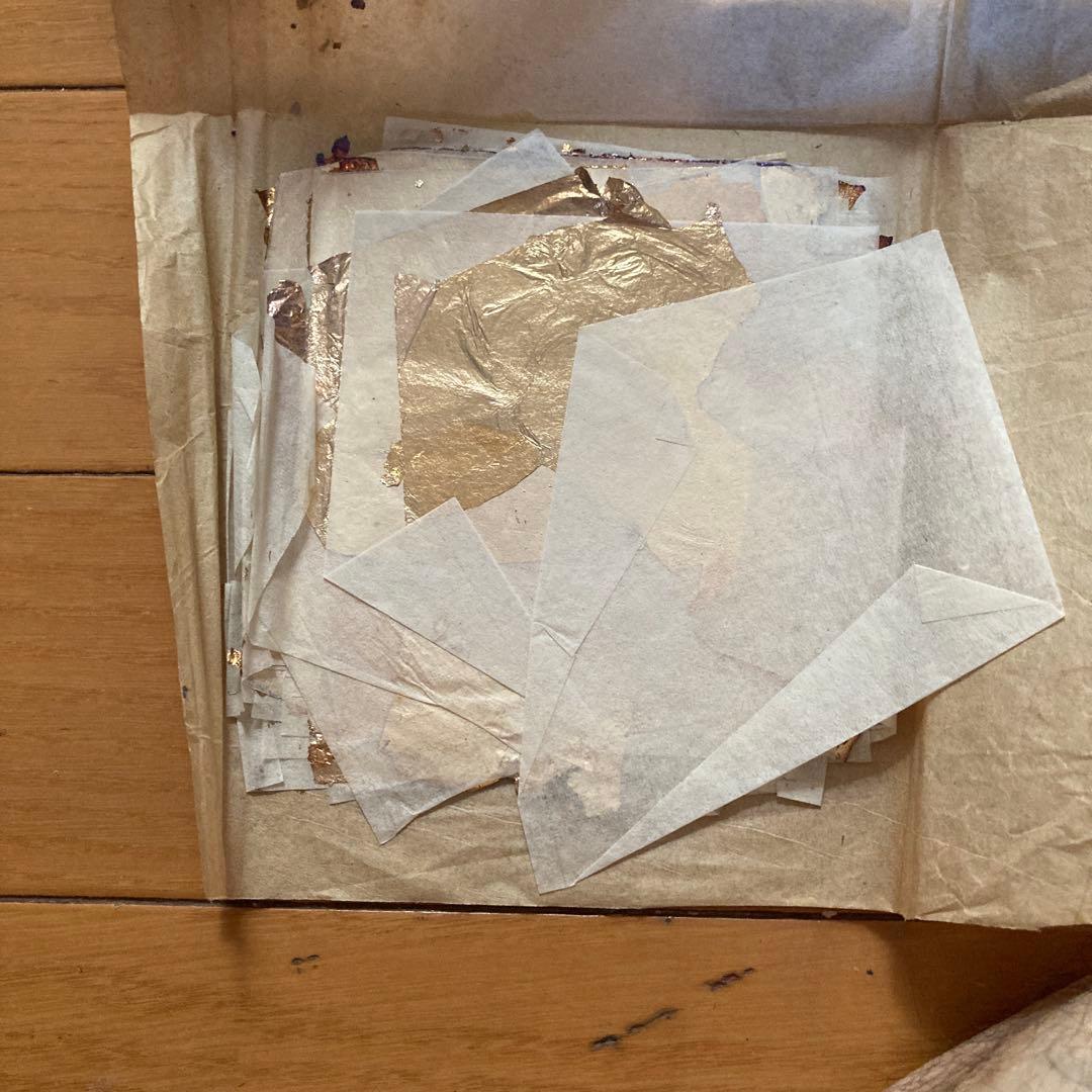 純金泥　9袋　上色金消扮3袋　金箔全部　全部でお願い