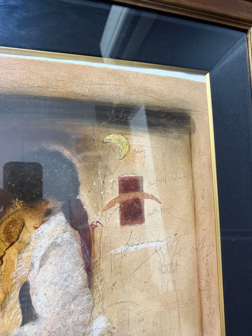 【真作保証】Roy Fairchild 肉筆サイン 大作額装済 シルクスクリーン