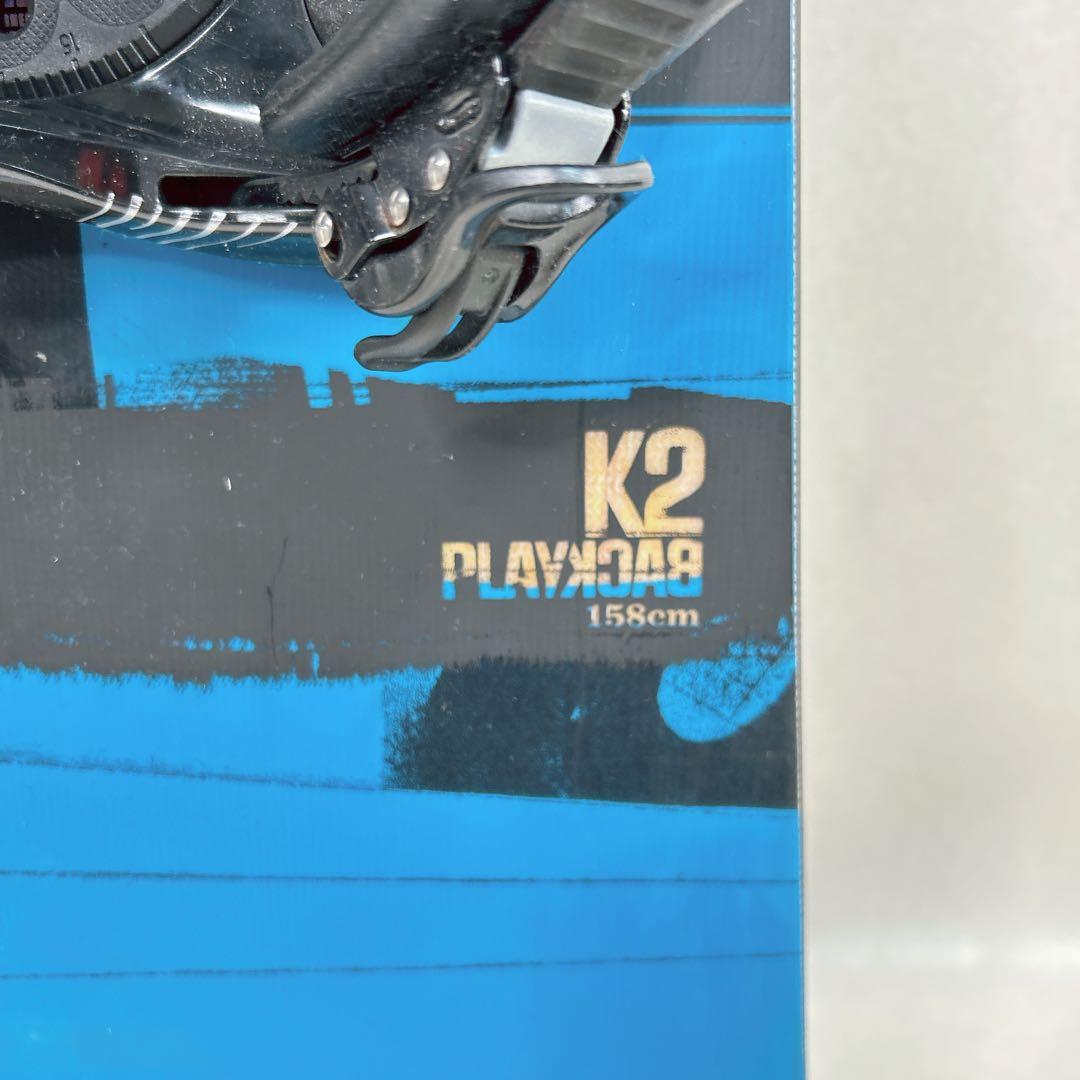 2点 K2 スノーボードセット PLAY BACK 158 × CHARM M