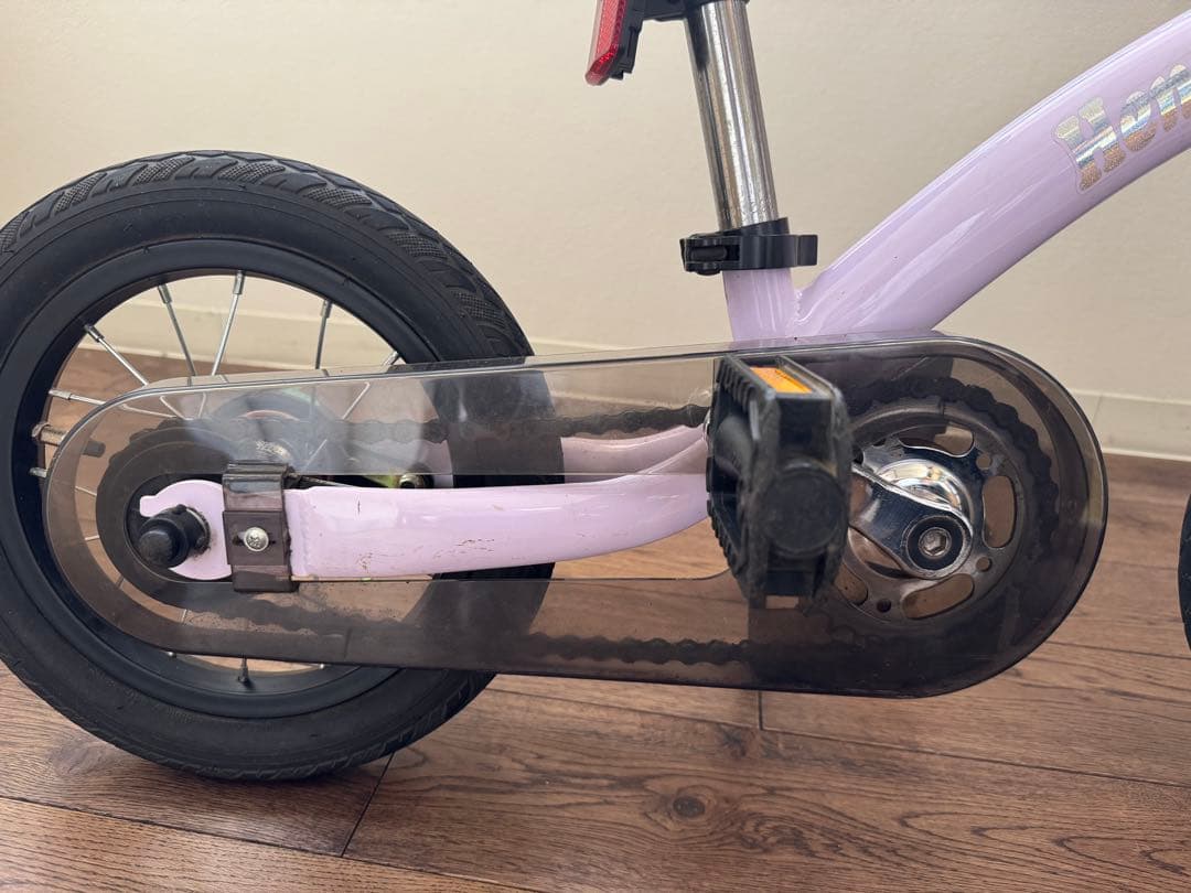 へんしんバイク2 パープル　幼児用自転車（空気入れつき）