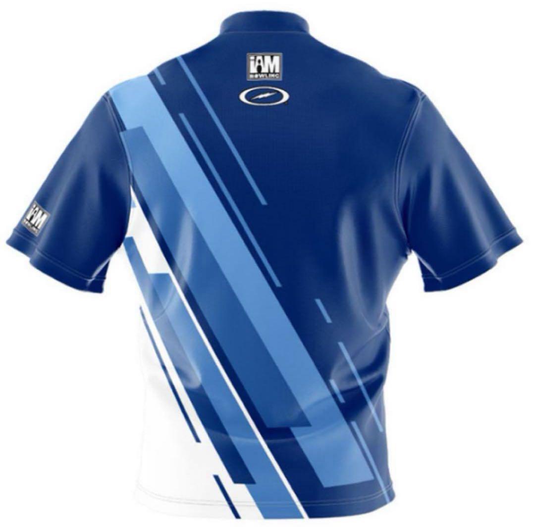 【米国輸入品】ストーム ボウリングウェア ブルーストライプ( L サイズ相当)