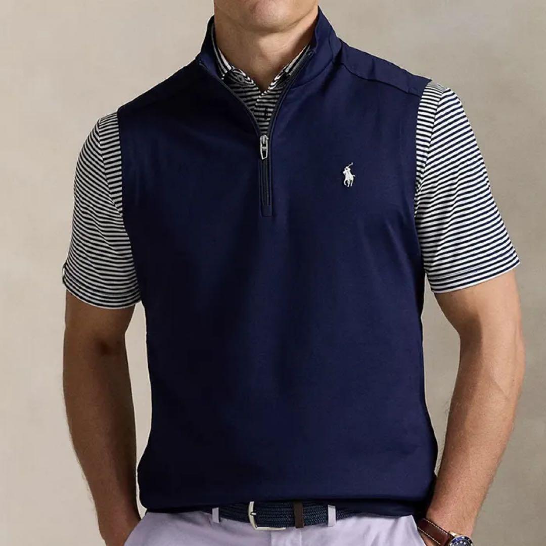 【新品未使用】RLX ラルフローレン ハーフジッププルオーバーベスト