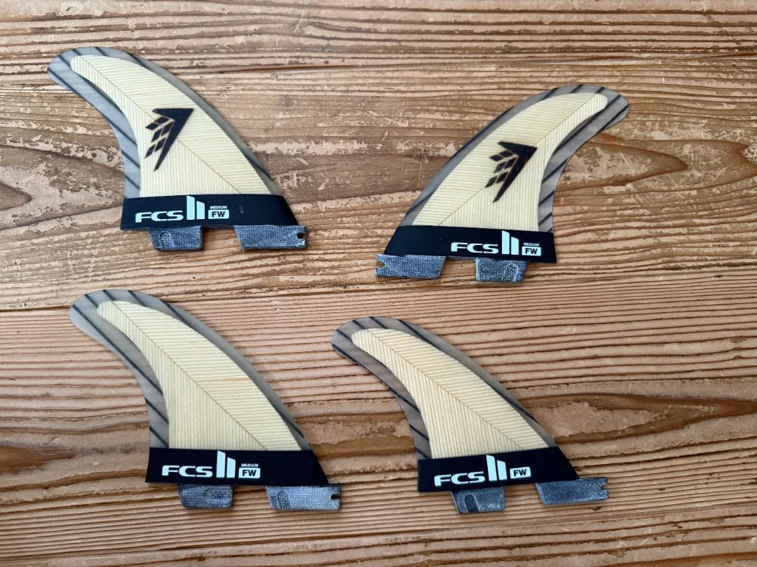 FIRE WIRE FCS2 バンブーコアのクワッドフィン 4枚セット M